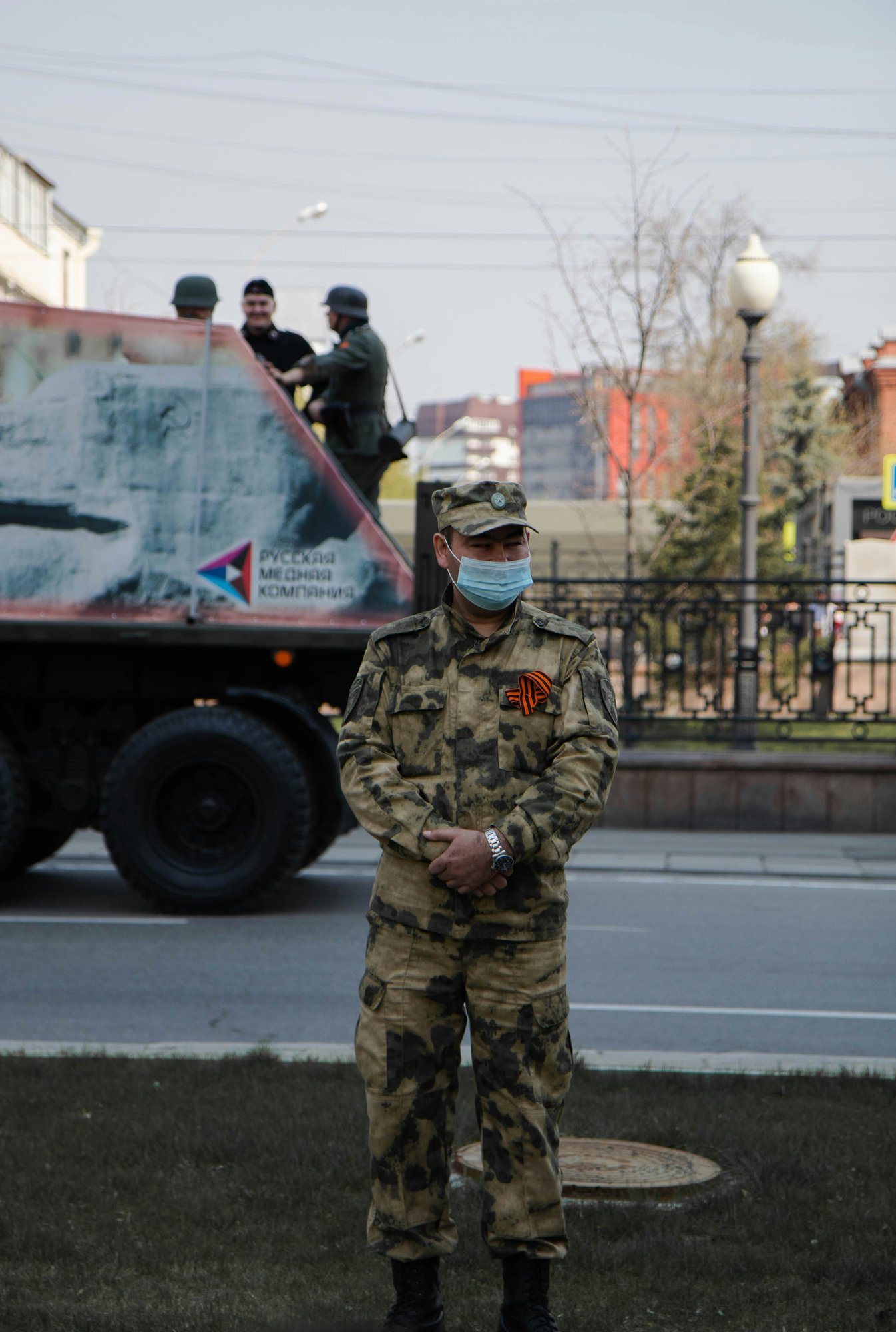 Soldier with Vehicle