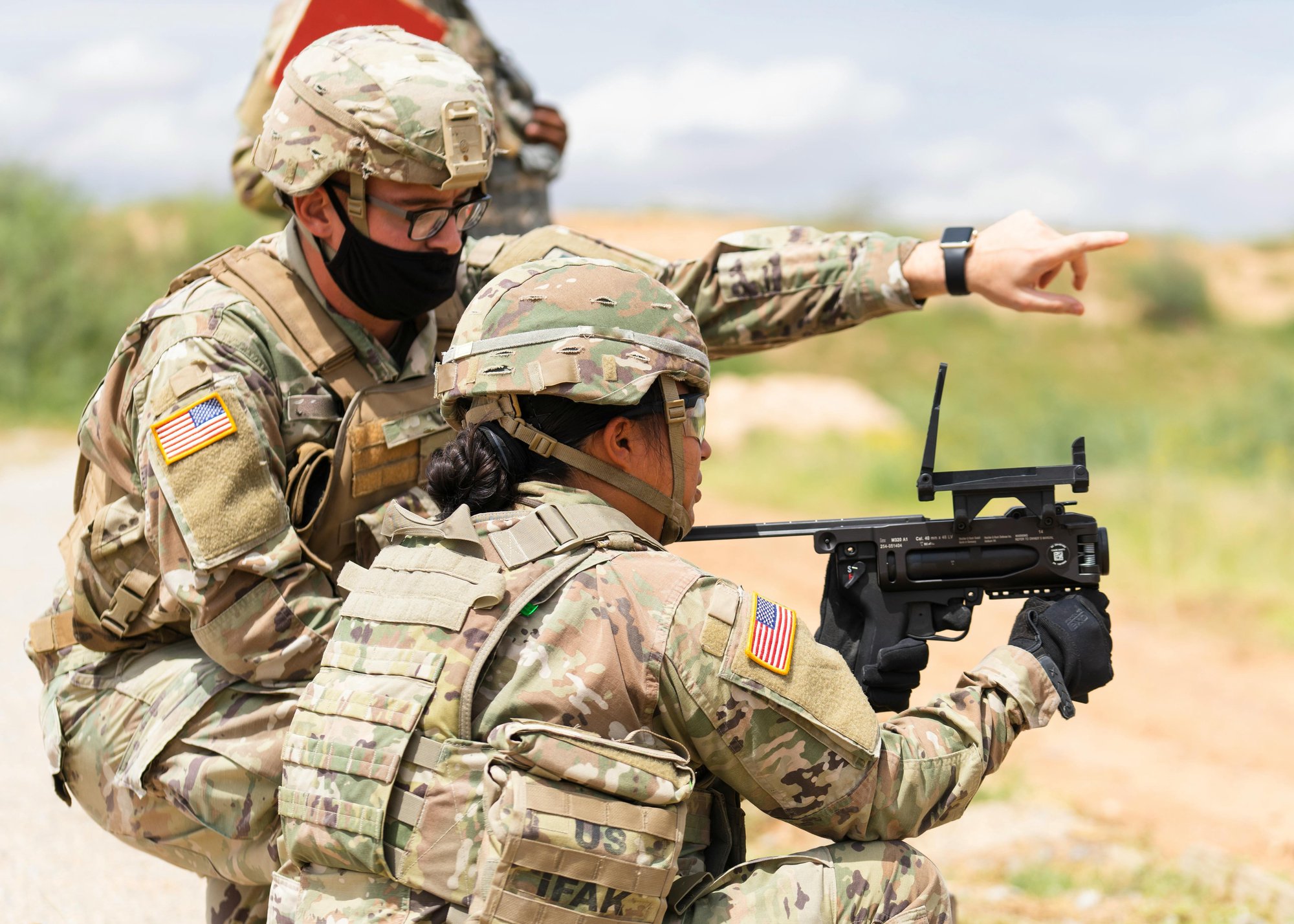 Soldiers with Drone